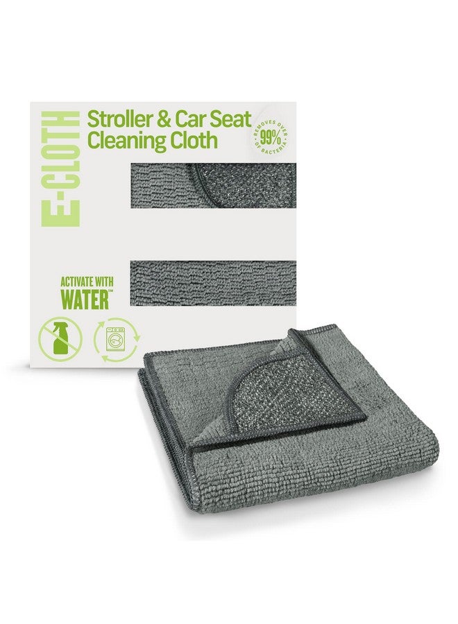 E-Cloth Stroller & Car Seat Cleaning Cloth, Premium Microfiber Cloth with Scrubbing Corner, Ideal for Cleaning Baby Stroller, Car Seats, Car Seat Cover, Booster Seat, 100 Wash Promise - Image 1