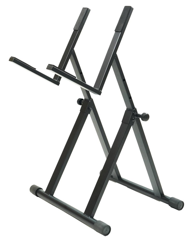 Stage Rocker Heavy Duty Amp Stand for Guitar and Bass, Stable 64° A-Frame Support for Heavy Duty Amps, 150 lbs Capacity, Adjustable Height 26–31", Black - Image 1