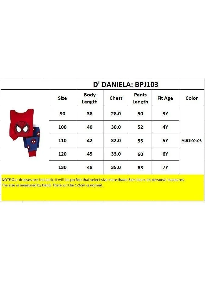 D'Daniela Daniel - Boys' Spidey Dreamwear Set - Long Sleeve