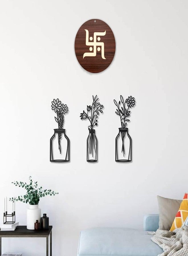 DULI MDF Swastik Wall Hanging, Feng Shui, Wall Art, Wall Decor, PositiveVibes, Wall Art, Diwali Decor, Diwali Decoration, Diwali Gifts (MDFHanging-Swastik) - Image 3