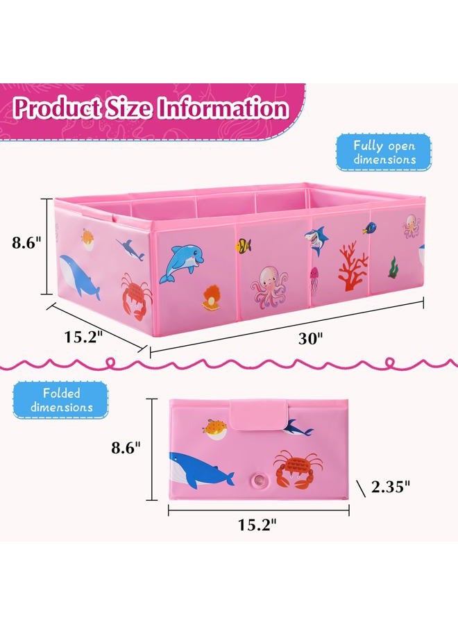 Tohetsuzp Foldable Baby Bathtub, Toddler Folding Tub, Lightweight Portable Bathtub for Kids and Travel - Image 4