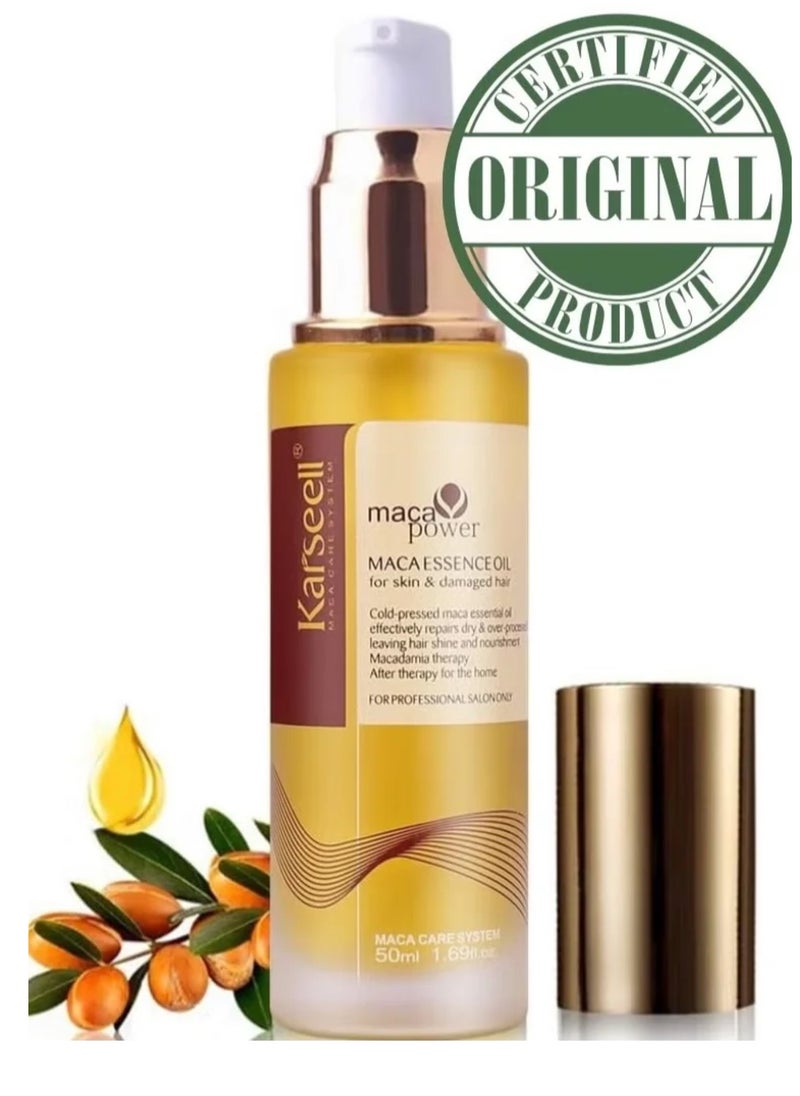 Generic Karsell Lightweight Cold Pressed Argan Oil for Dry and Damaged Hair 50ml 