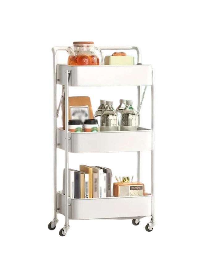 Prince 3 Tier Utility Cart Rolling Storage - Image 1