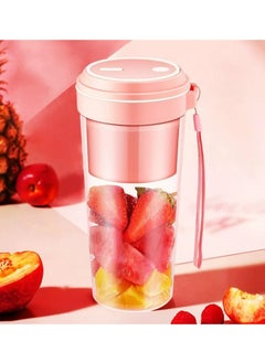 Yuwell Portable Juicer Cup Mini Juicer Blender For Smoothies Juices And Shakes Portable Juicer Cup With Powerful Motor Suitable For Home Travel Office And Gym 300ML  - Image 2