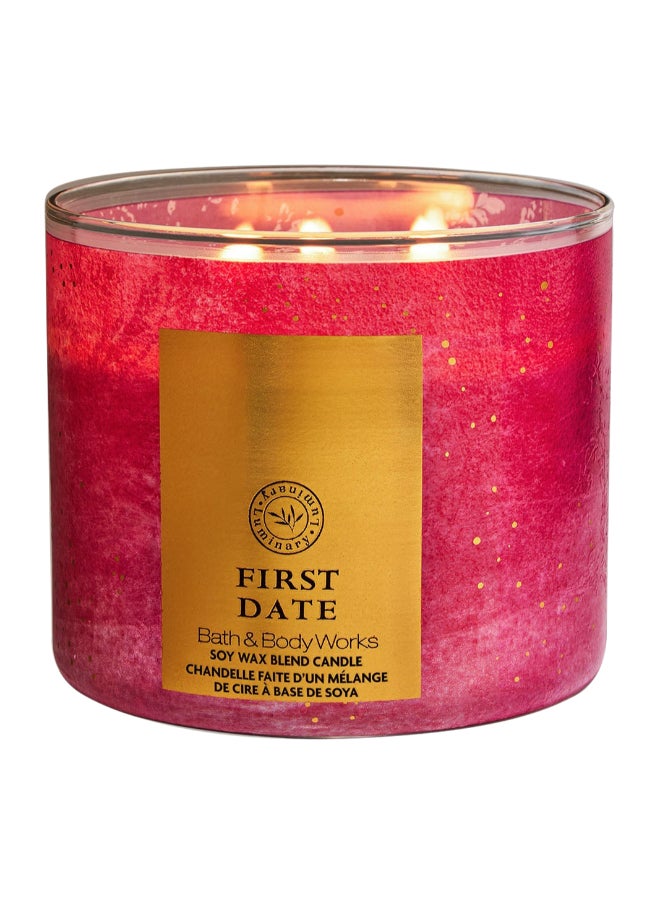 Bath & Body Works First Date 3-Wick Candle 
