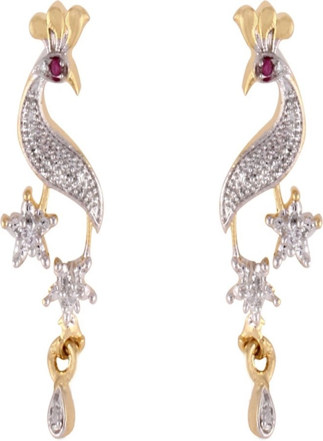 Embroco American Diamond Indian Peafowl Mangalsutra for Women - Image 2