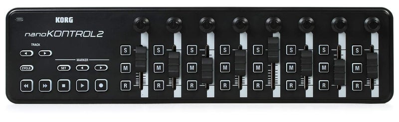 Korg nanoKONTROL2 سطح تحكم USB نحيف، أسود - Image 1