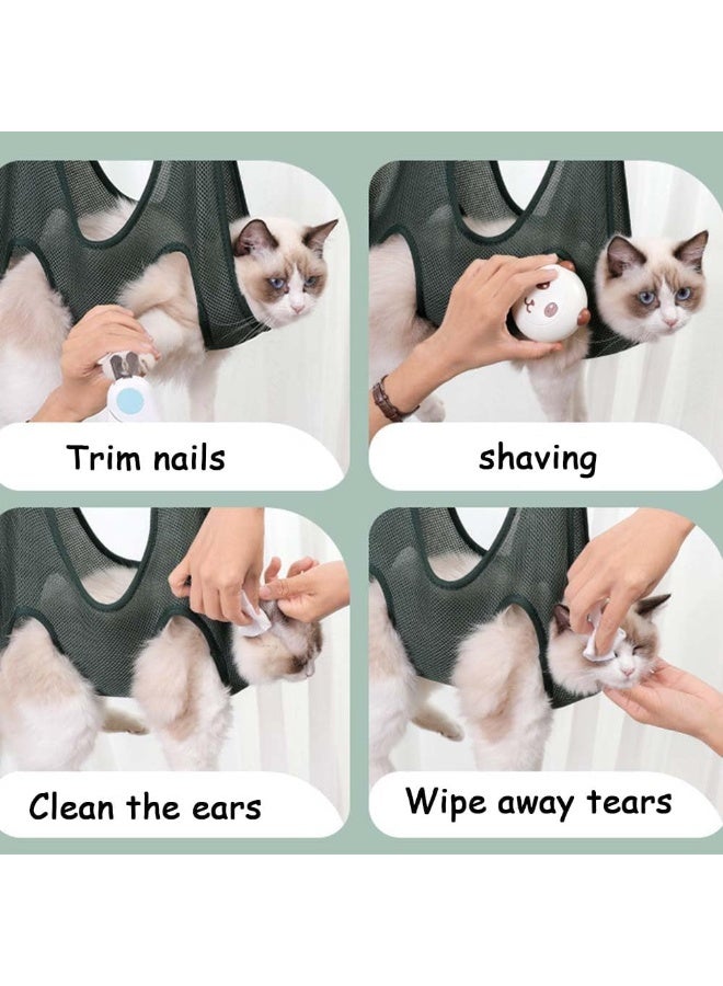 SUNSAR Cat Grooming Bag, Pet Grooming Hammock Cat Groming Bag Large Dog Groming Hammock, Cats Groomiing Hammockk for Dog & Cats Trim Nails - Image 5