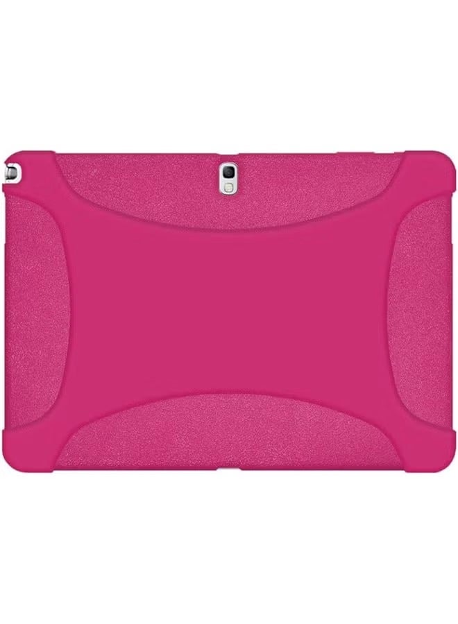 PROMASS AMZER Silicone Skin Jelly Case Back Cover for Samsung GALAXY Note 10.1 2014 Edition/Tab PRO 10.1(AMZ96848), Hot pink