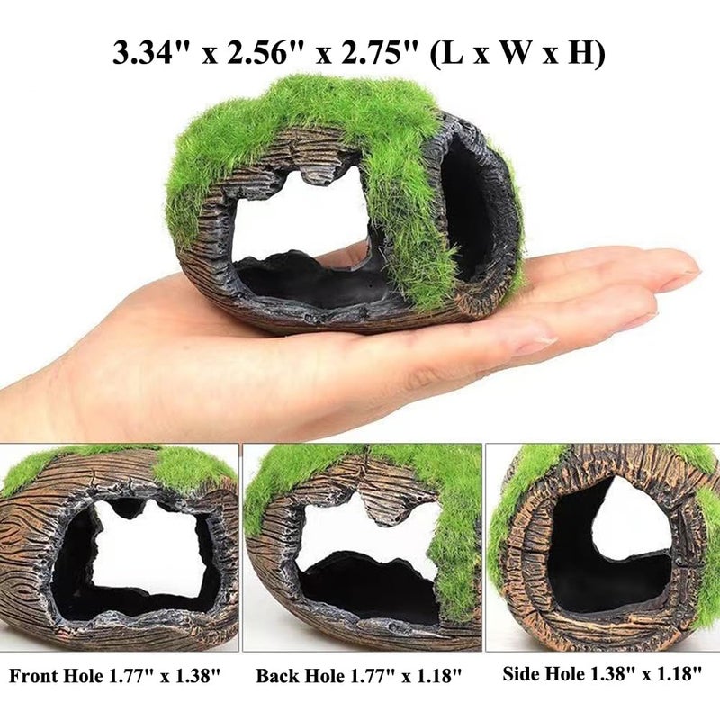 TANOMA Fish Tank Accessories Decorations, Aquarium Hideout Cave for Betta, Fish Tank Ornament 3.5" - Image 3