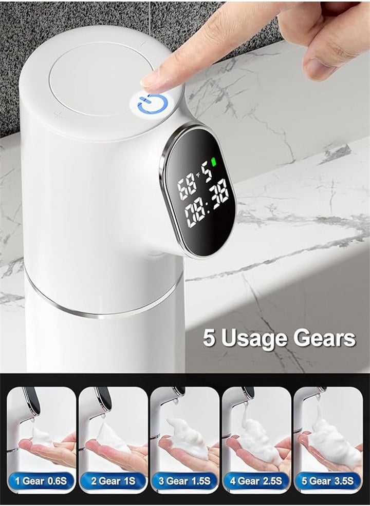 Generic - New automatic foam smart sensor soap dispenser, waterproof and rechargeable, automatic foam contactless soap dispenser, suitable for bathroom, kitchen and toilet - Image 1