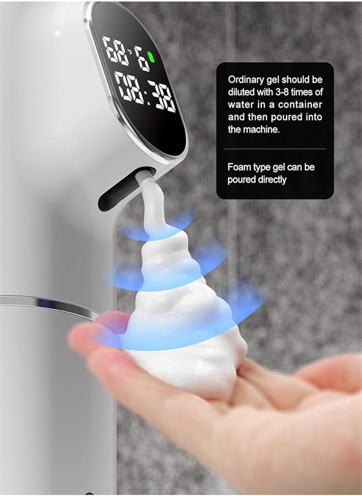 Generic - New automatic foam smart sensor soap dispenser, waterproof and rechargeable, automatic foam contactless soap dispenser, suitable for bathroom, kitchen and toilet - Image 1