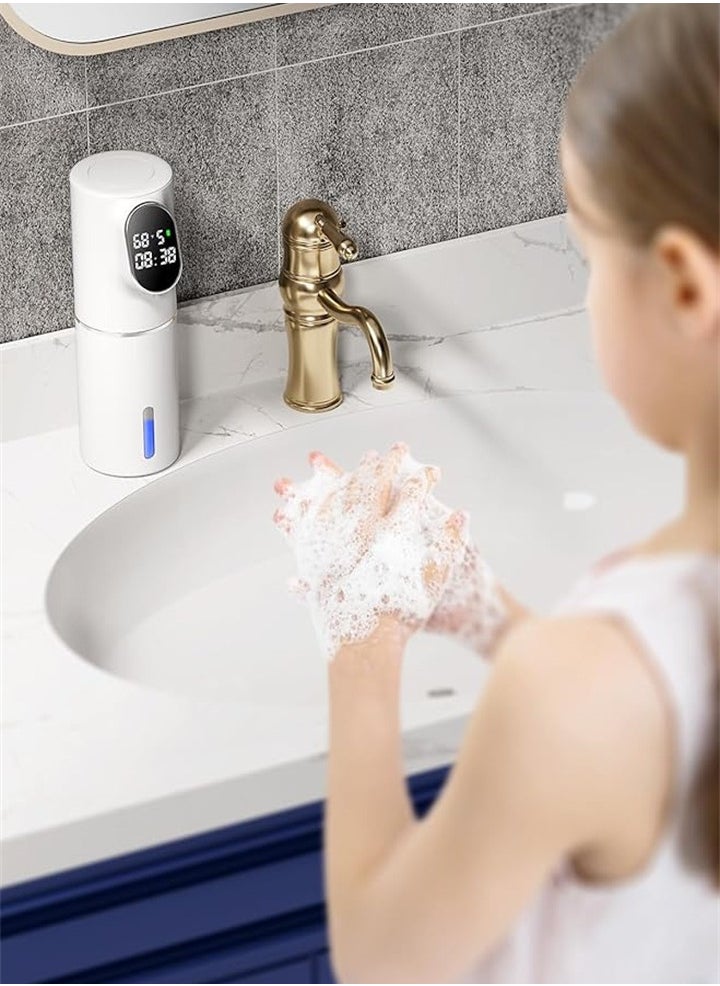 Generic - New automatic foam smart sensor soap dispenser, waterproof and rechargeable, automatic foam contactless soap dispenser, suitable for bathroom, kitchen and toilet - Image 1
