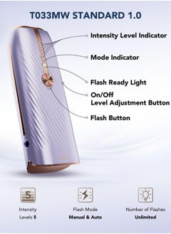 SKG SKG Laser Hair Removal Device (T033MW) - IPL Technology, Customizable Settings & fast Treatments - Salon Quality Hair Removal Device  - Image 2