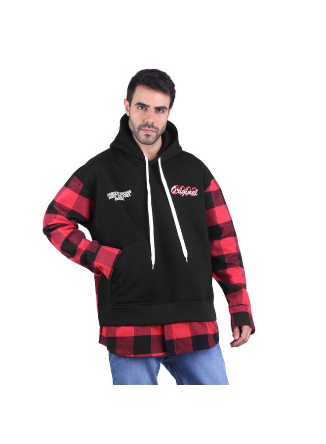 كوب سويت شيرت رجالي عصري بأكمام طويلة - Image 1