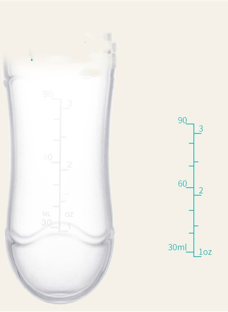 Soft Silicone Baby Light Weight Food Dispenser Bottle With Spoon Complementary Food Yellow  - Image 4