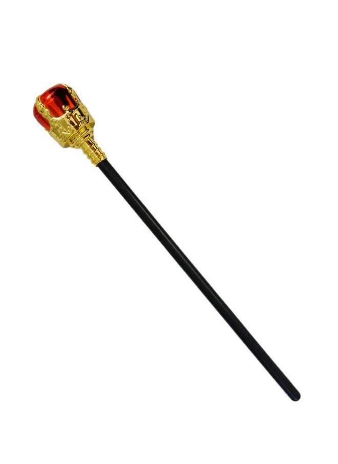 BookMyCostume BookMyCostume Royal Medieval King Queen Scepter Wand Fancy Dress Costume Accessories | Halloween Theme Kids 18"  - Image 1