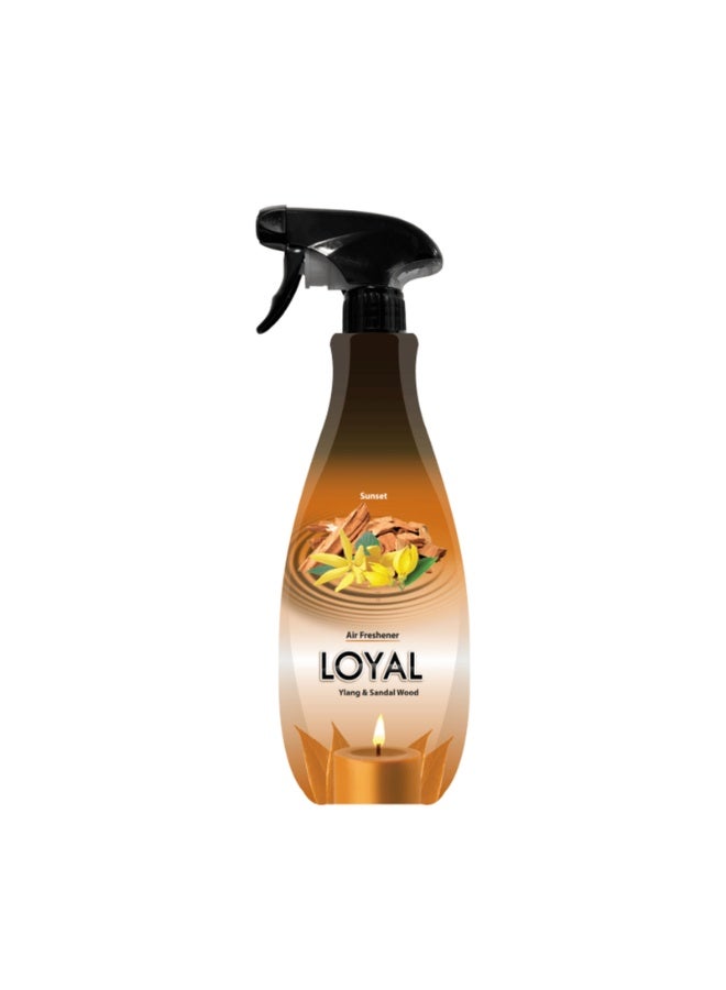 loyal معطر هواء مركز غروب الشمس برائحة اليلانغ وخشب الصندل - 450 مل - Image 1