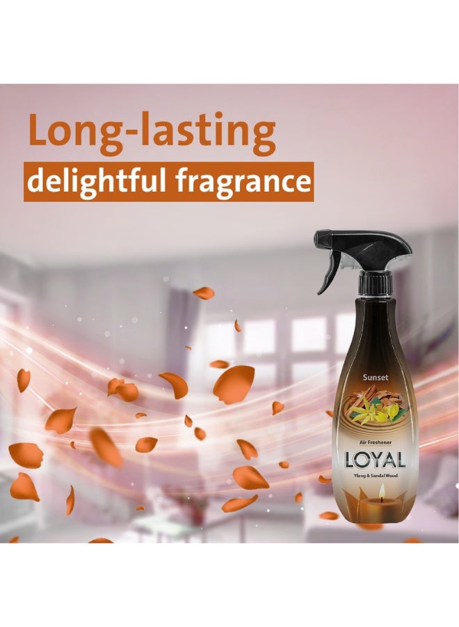 loyal Concentrated Air Freshener Sunset With Ylang & Sandal Wood Scent - 450ml - Image 2