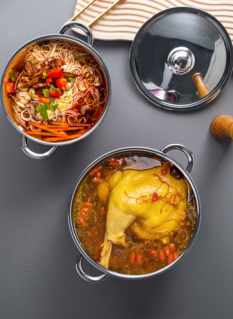 Sharpdo Pots and Pans Set, Household Soup Pot Combination, Suitable for Various Stoves  - Image 3