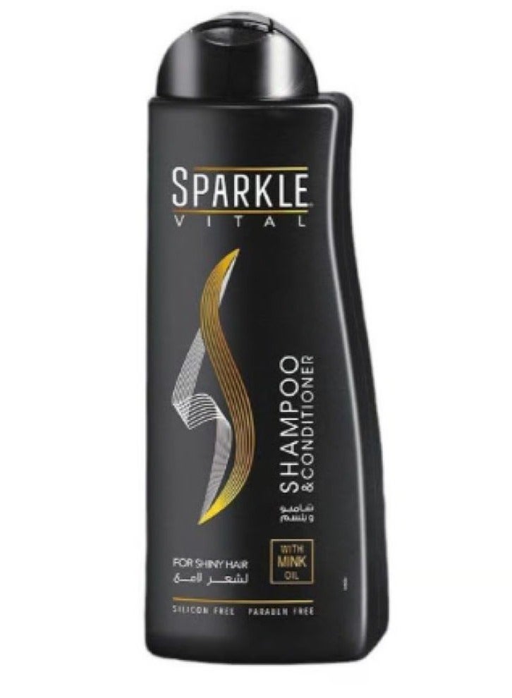 سباركل شامبو وبلسم لشعر لامع 600 مل