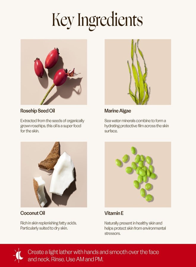 Trilogy Ultra Hydrating Cleansing Bar, Daily Face Wash With Marine Algae, Soap-Free, pH Balanced, 2.82 fl oz - Image 4