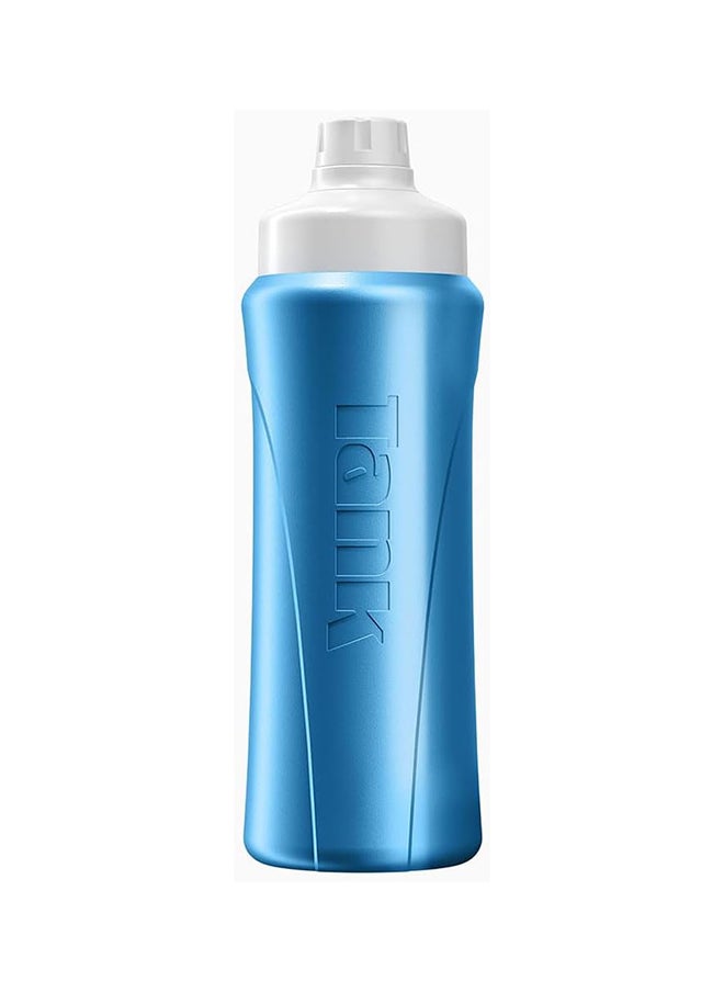 TANK Tank Insulated Plastic Water Bottle Mini Super Cool 650mL, Light Blue, BPA Free  - Image 1