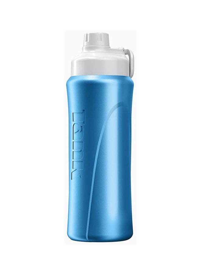 TANK Tank Insulated Plastic Water Bottle Mini Super Cool 650mL, Light Blue, BPA Free  - Image 2