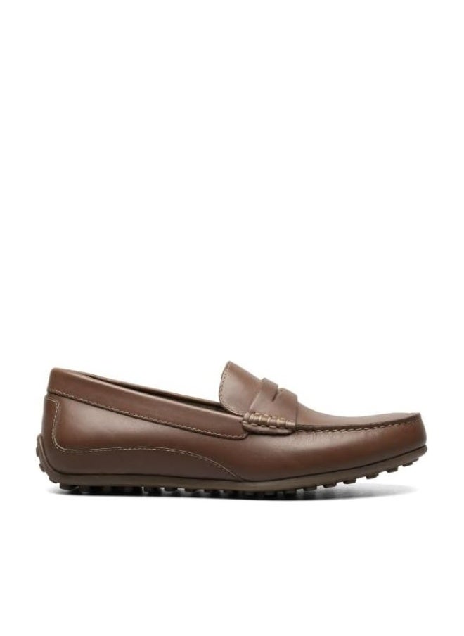 Florsheim حذاء فلورشايم للرجال طراز ثروتل باني لوفر بلون بني كريزي هورس II - Image 1