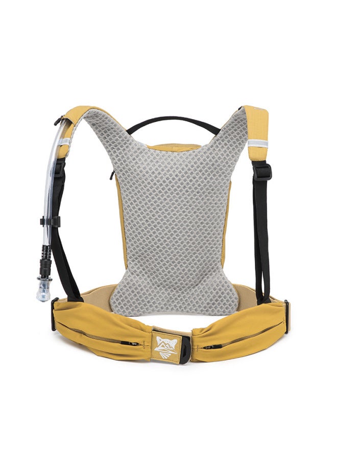 Generic SANXDI Running Backpack Outdoor Hiking Climbing Backpack Women's Lightweight Riding Water Bag Cross-country Running Backpack For Men-Color:Yellow-Capacity:5L  - Image 4