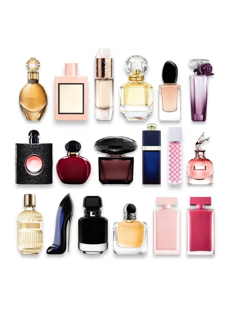 مجموعة عطور كلاسيك متميزة للنساء 25 مل (18 قطعة)
