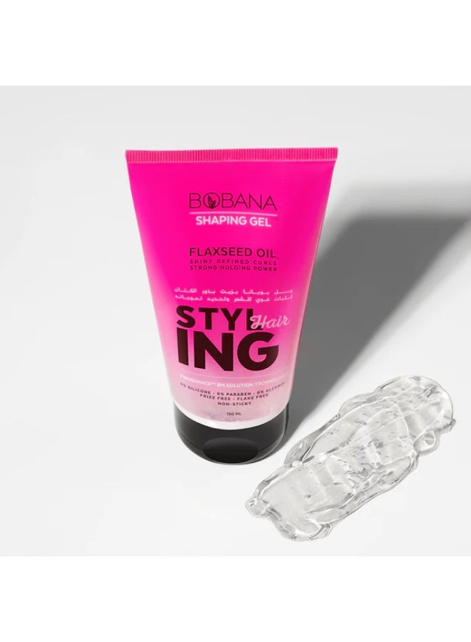 بوبانا جل تصفيف الشعر بزيت بذور الكتان 150 مل - Image 2