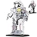 HSANHE Space Astronaut Building Set Compatible with Lego Space Model with LED Light fors Adults Gifts for Boys 6 907 PCS Cool Collectible Gift Toys for Adults - Image 3