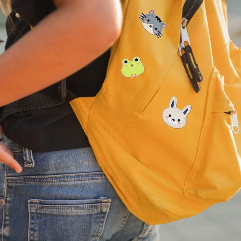 Iron On Patches 2-In-1 Self-Adhesive Iron-On Cute 3D Cartoon Animal Embroidered Patches - Exquisite Pattern Design Kids Patches for Children's Clothing Shoes Hats Backpacks - Image 5