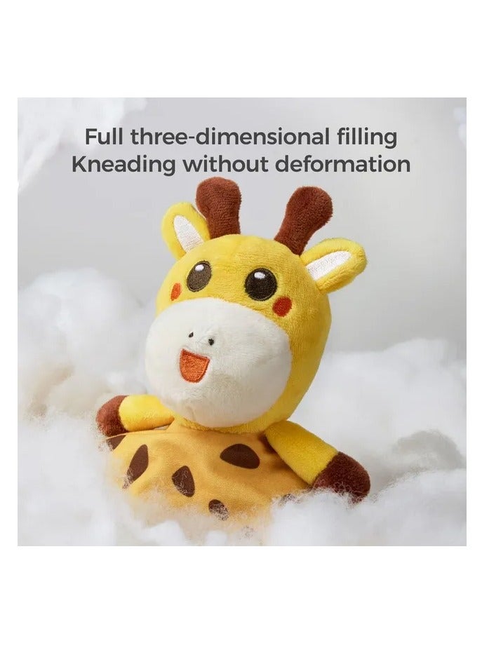 TUMAMA KIDS Tumama Security Blanket Crib Toy With Teether - Yellow Giraffe  - Image 2