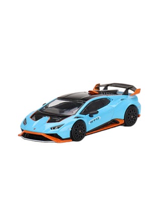 Lamborghini STO  Blue| DieCast Replica, Ultimate Collector's Item, Super Cars | Toy Vehicles, Metal Toy Car Model  Pull Back Collection | Size  1:64, For Kids 3+