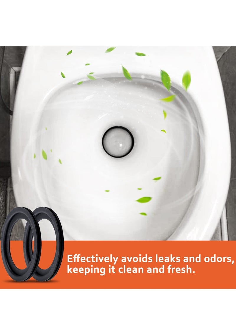 RV Toilet Flush Ball Seal Replacement RV Accessories Flush Ball Gaskets for Dometic 300/310/320, Perfect Replacing Solve The Toilet Leakage Problem, Part Number 385311658 (2 Pack) - Image 3