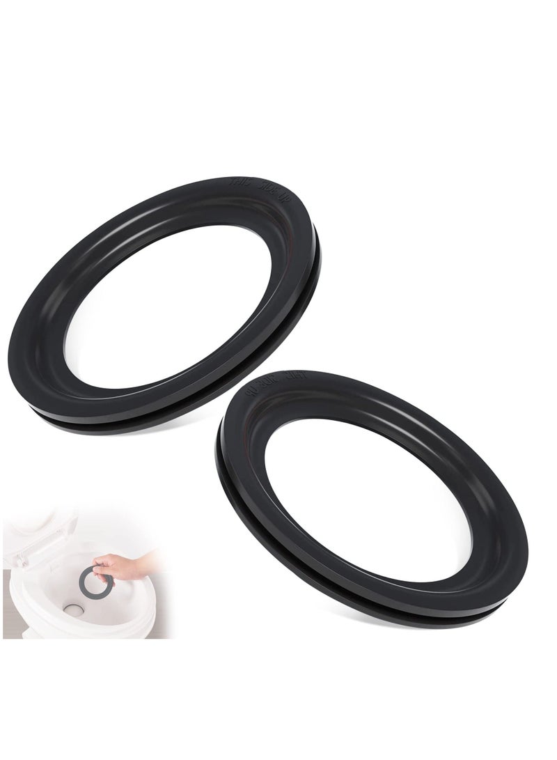 RV Toilet Flush Ball Seal Replacement RV Accessories Flush Ball Gaskets for Dometic 300/310/320, Perfect Replacing Solve The Toilet Leakage Problem, Part Number 385311658 (2 Pack) - Image 1