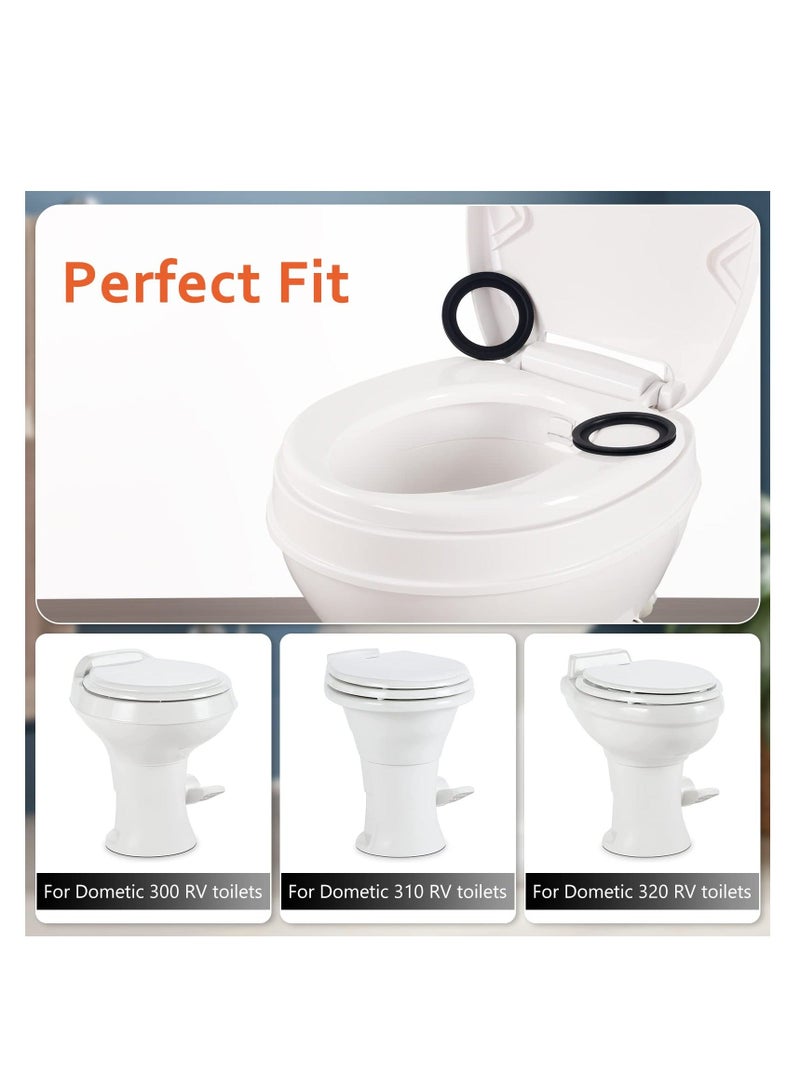 RV Toilet Flush Ball Seal Replacement RV Accessories Flush Ball Gaskets for Dometic 300/310/320, Perfect Replacing Solve The Toilet Leakage Problem, Part Number 385311658 (2 Pack) - Image 5