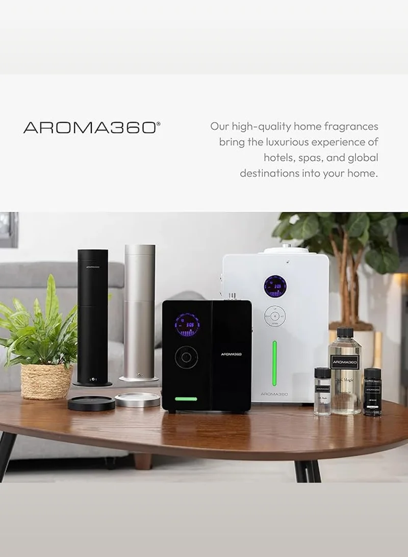 AROMA360 Across The Universe Fragrance Oil Blend - Hotel Inspired for Luxury Essential Oil Diffusers - Aromatherapy Scent Diffuser Oil - Eucalyptus, Citrus, and Soft Florals