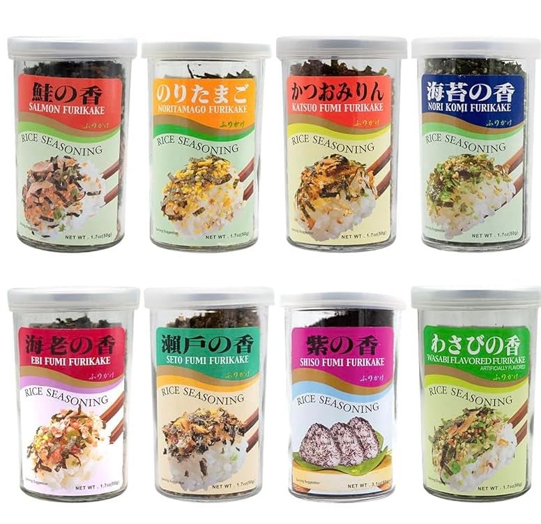 Sprout Talk Furikake Rice Seasoning 8 Variety Pack in Sprout Talk's Box - Image 1