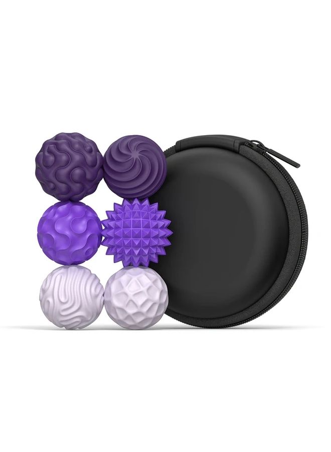 Black 12pcs Magnetic Silicone Fidget Balls Textured Relax Hand Exercise Toys Quiet Sensory Desk Gift For Adults Teens Office Travel - Image 2