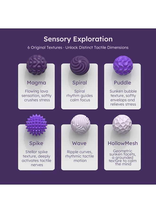 Black 12pcs Magnetic Silicone Fidget Balls Textured Relax Hand Exercise Toys Quiet Sensory Desk Gift For Adults Teens Office Travel - Image 3