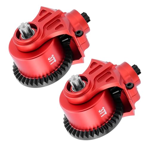 GIXCEL Steel Gear FR Transmission Module Set 37T13T Main Diff Gear for RC ARRMA 110 Big Rock Granite KRATON Outcast SENTON VORTEKS 18 Infraction Mojave Typhon Upgrade Part Replace ARA311156 - Image 1