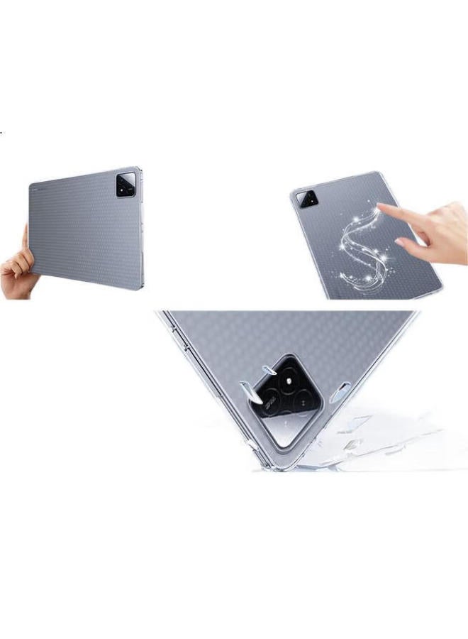 Koolife Xiaomi Pad 6S Pro 12.4-Inch Protective Case Xiaomi Tablet Protective Shell Tpu Transparent Anti-Drop Back Cover - Image 3