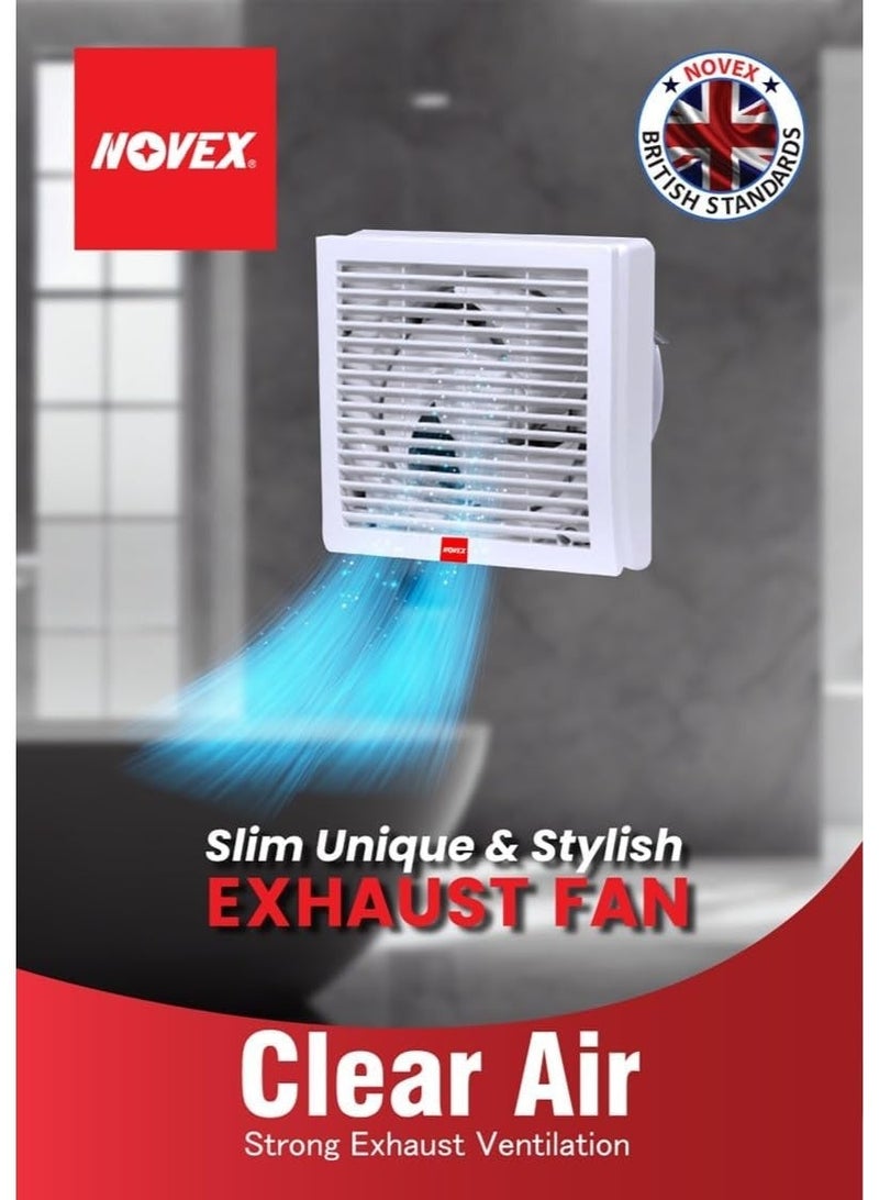 نوفيكس مروحة شفط NOVEX بشفرات أوتوماتيكية (8 بوصة / 20 سم) - Image 1