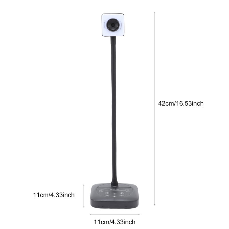 4K Document Camera 3000*4000 Resolution Autofocus - Three-Level Adjustable LED Fill Light 4K Webcam for Online Teaching Video Conferencing Live Streaming - Image 2