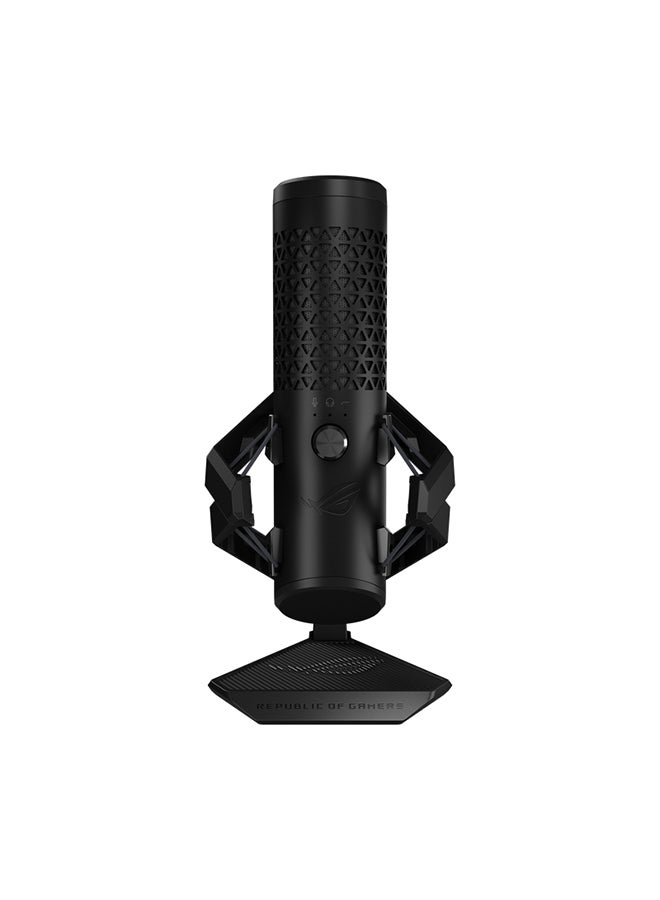 ASUS ROG Carnyx USB Gaming Microphone 25mm Condenser Capsule, 192kHz/24-bit, Cardioid, high-Pass Filter, Built-in pop Filter, Metal Shock Mount, one-Touch Mute, USB, Aura Sync RGB - Image 5