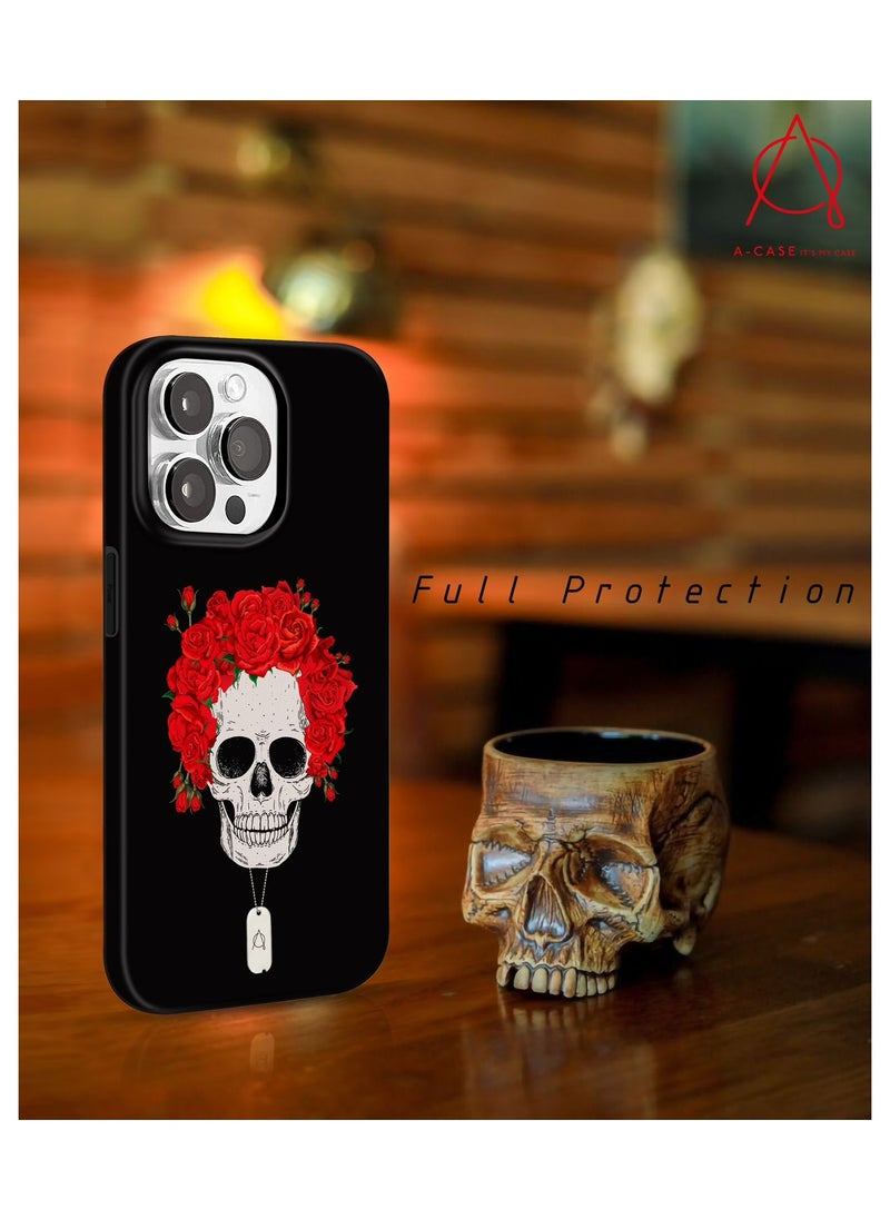 A-CASE - A-Case It's My Case Suslu Series Full Protection Case for iPhone 15 Pro Max, Slim Lightweight TPU Shockproof Cover, Precise Fit, Stylish Gift Packaging, Designed in Turkey – Skeleton - Image 1