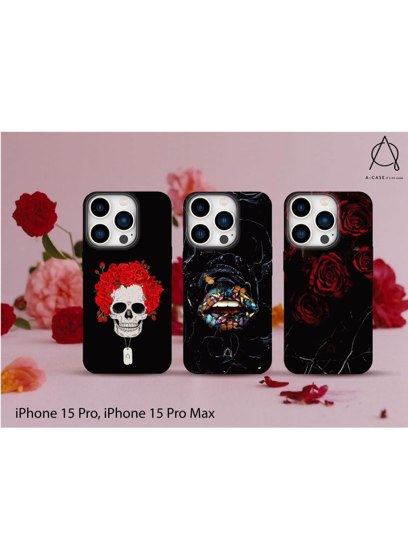 A-CASE - A-Case It's My Case Suslu Series Full Protection Case for iPhone 15 Pro Max, Slim Lightweight TPU Shockproof Cover, Precise Fit, Stylish Gift Packaging, Designed in Turkey – Skeleton - Image 1